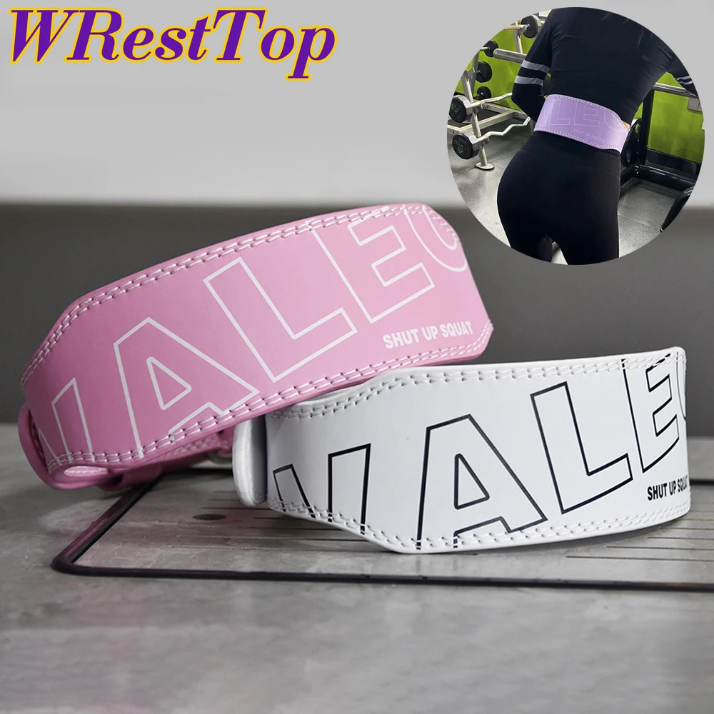 

УФ-кожаный тяжелоатлетический пояс для мужчин и женщин, сверхмощный тренажерный зал, поясничная поддержка спины, пояс для пауэрлифтинга для тренировок