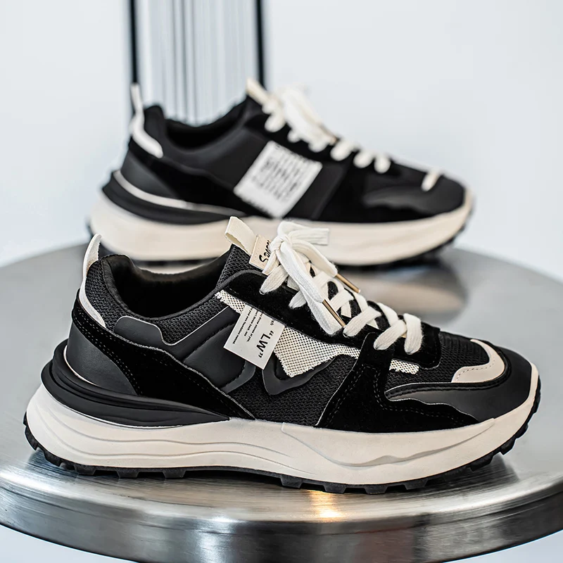 

Men Running Shoes Shock Absorption Versatile Mesh Men's Casual Sports Shoes Wear-Resistant Retro Male Sneakers Zapatillas Hombre