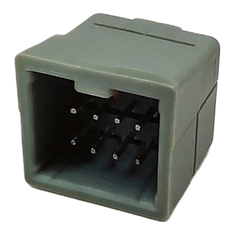 Car Installation Vehicle Video Setup Black 8-pin Video Adapter Wear-Resistant Design ABS Material Construction