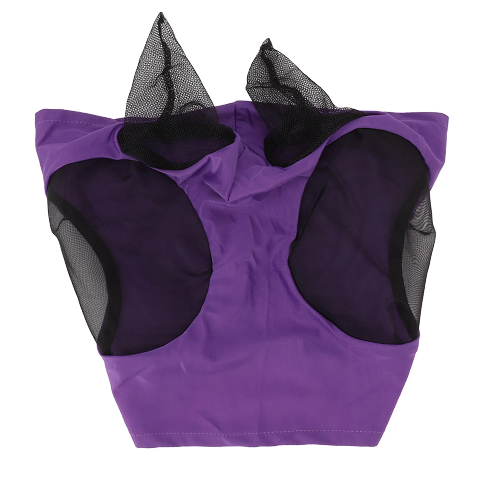Ademend paardenvliegmasker met oren, zacht gaas plus verstelbaar lichtgewicht ontwerp, paardensportrijden, insecten- en UV-bescherming