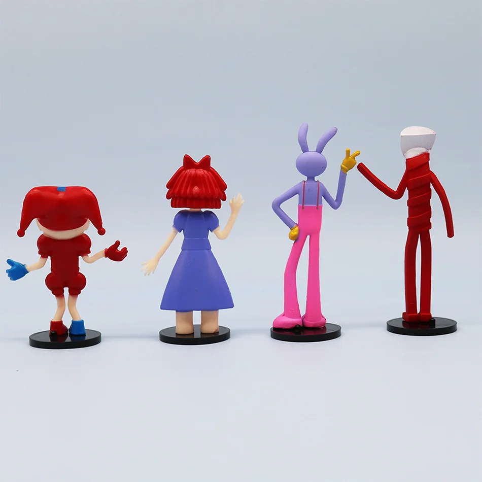 8 قطعة-الذهلة لعبة مجسمة السيرك الرقمي ، الهوايات الكرتون الفن الملحقات ، مكافأة أنيمي الهدايا للأطفال ، الكرتون الديكور