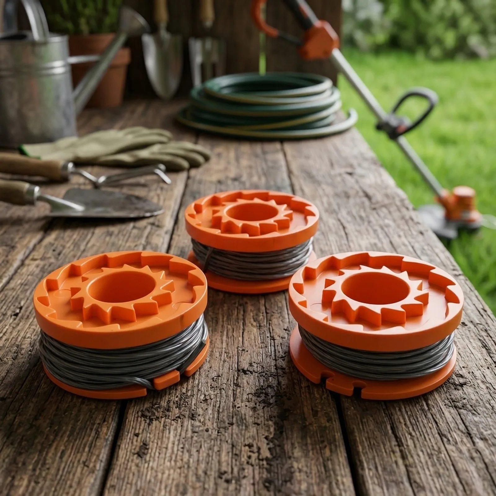 3 Unit Trimmer Line and Spool Set for MGTP18Li 1.65mm Diameter 3.05 Meters per Reel for Mac For Allister Models