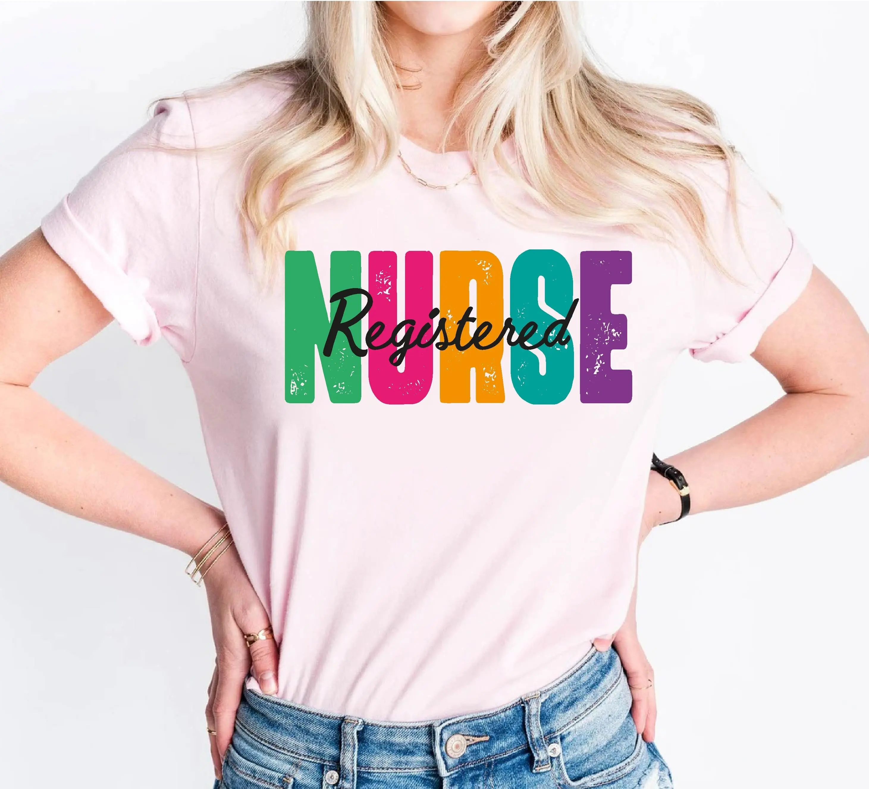 Registered Nurse T Shirt for Women RN Nursing Graduation