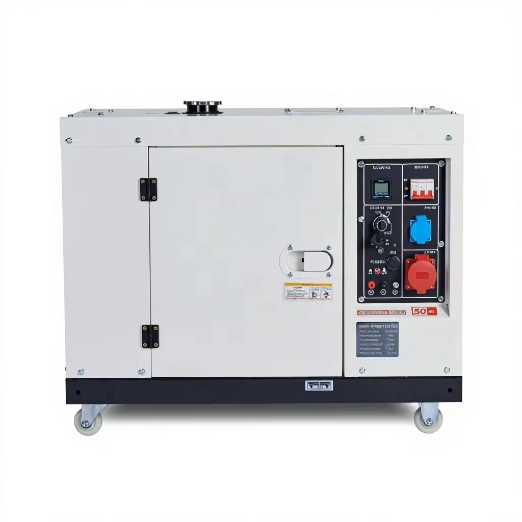 High-performance low-noise diesel generator set 3kW 5kW 10kVA 15kVA compact silent generator set, suitable for home and outdoor