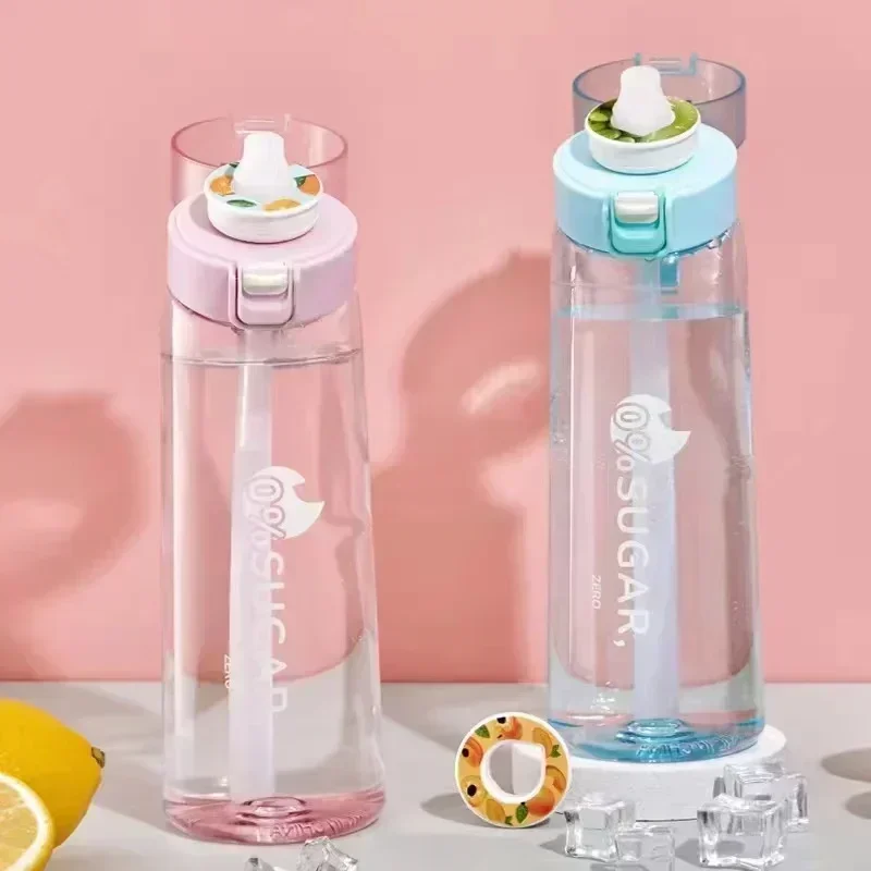 Borraccia Airup Pods Drinkfles with 1/3/5 Aroma Pod 0 Sugar Gourde Bouteille Drinkware Water Bottle for Kids Flavors Botella