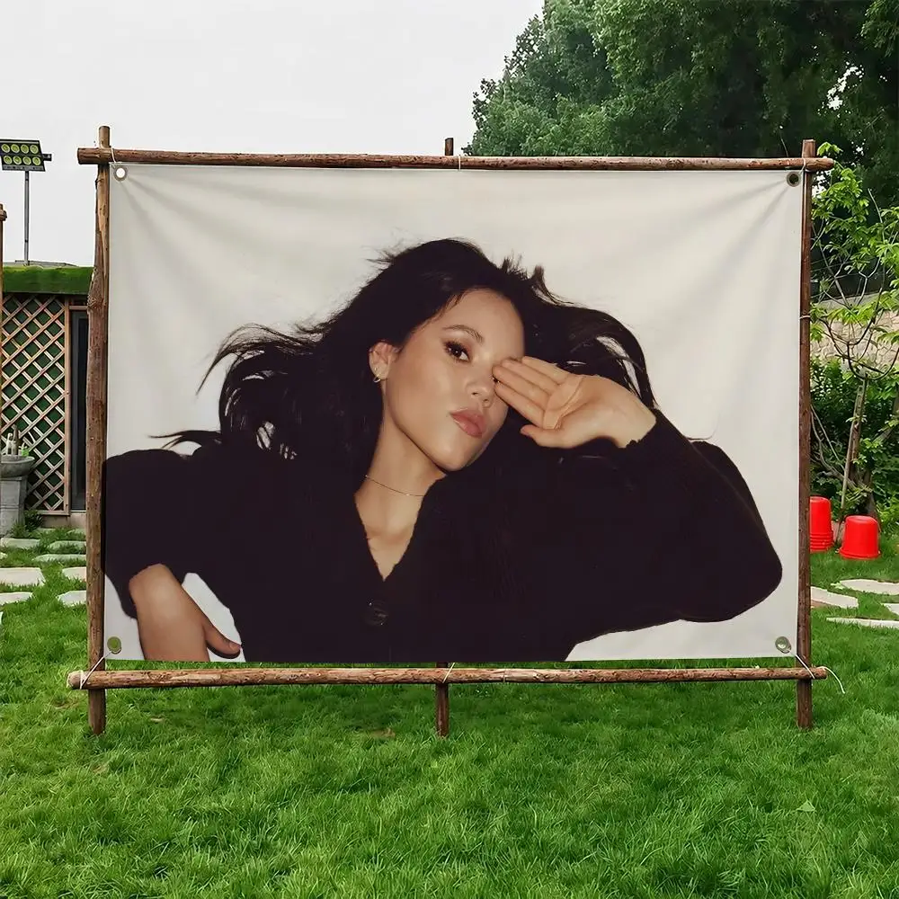 Actress J-Jenna Ortega Flags Flag Soft Skin-friendly Durable Tapestry Outdoor Party Home Living Room Bedroom Decoration