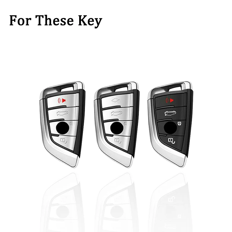 Z+ Carbon Fiber Car Key Fob Case Cover For BMW  M Style 2 5 6 7 X1 X3 X5 X6 F15 G30