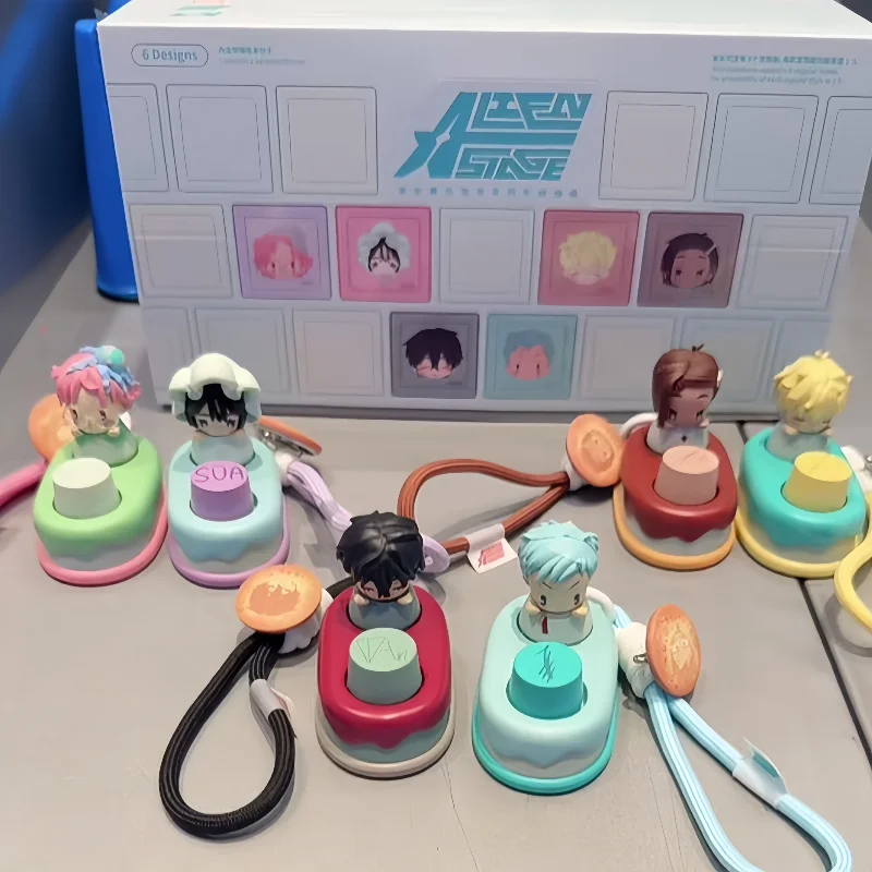 

В наличии только колпачки для ключей Alien Stage Free Stage Blind Box Series Mizi Sua Ivan Till Luka Hyuna Аниме Фигурка Модель Периферийный подарок