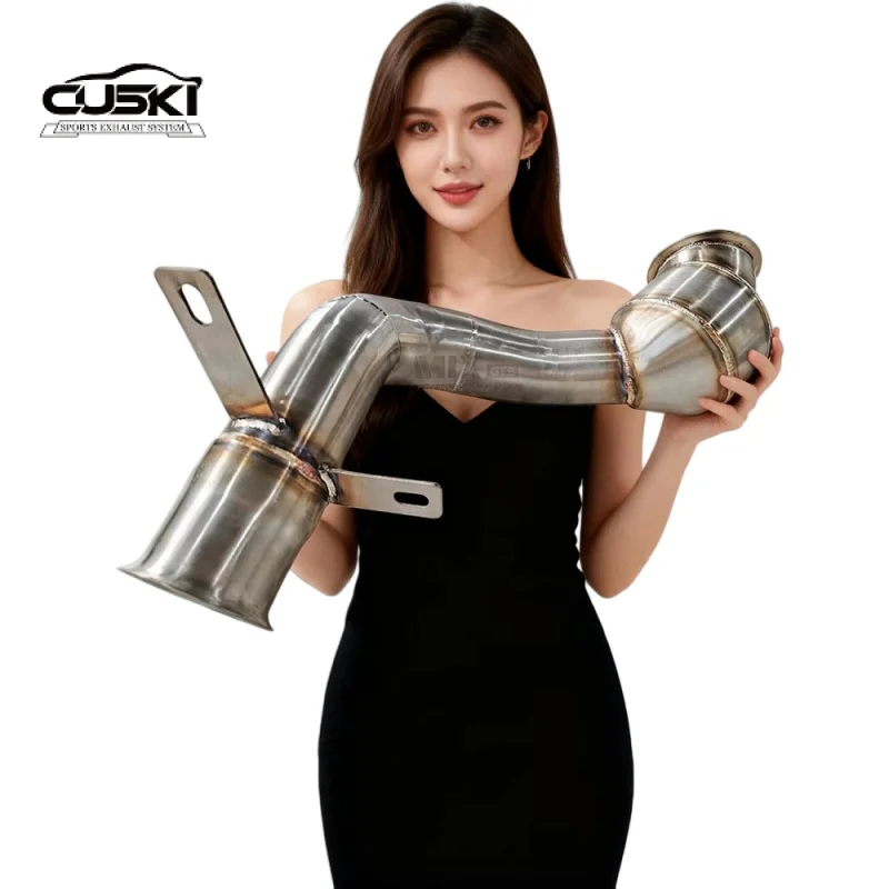 メルセデス・ベンツ E300 E200 2017-2022 W213 2.0T用 高圧排気ダウンパイプ 断熱層付き パフォーマンスエキゾーストパイプ