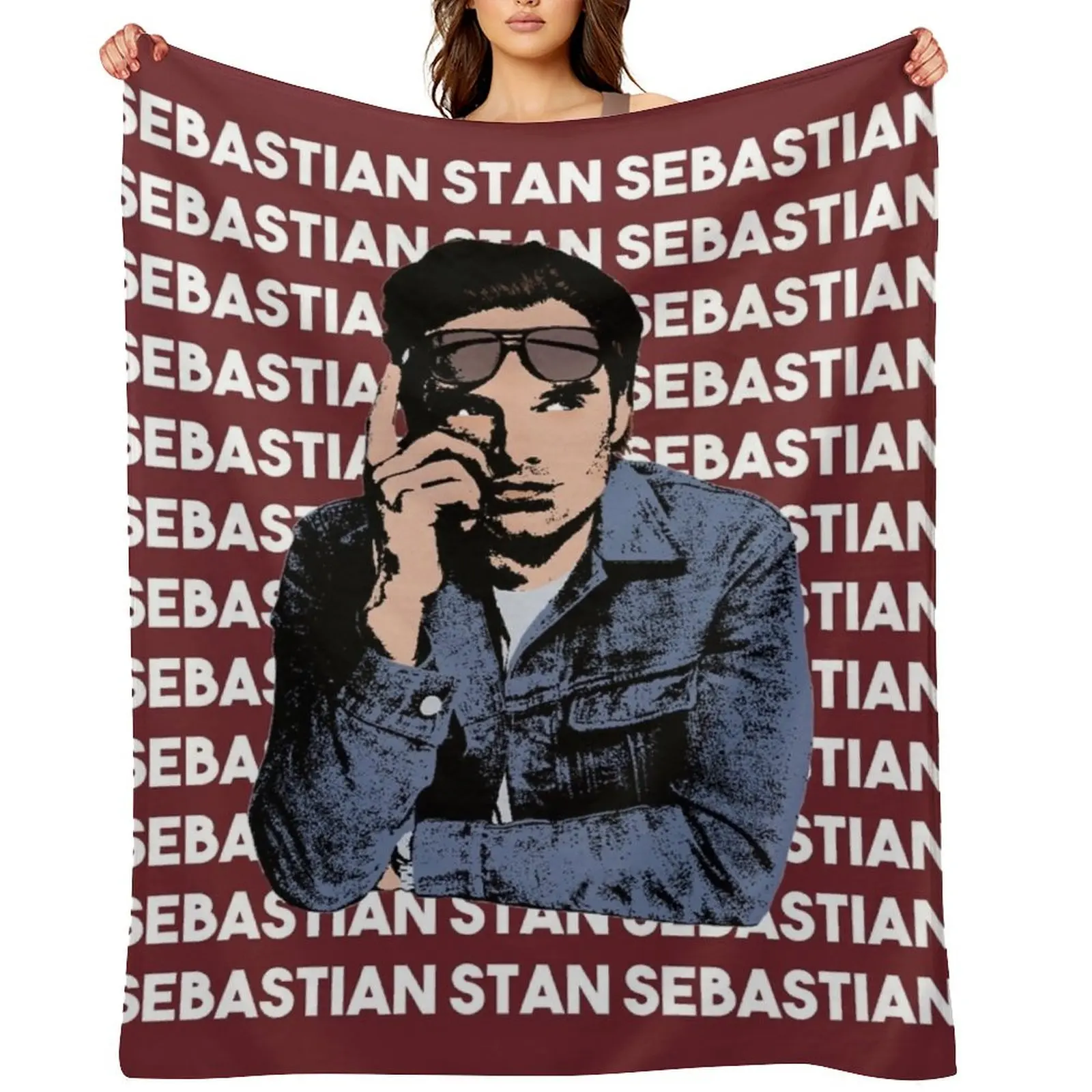

Sebastian Stan Throw Blanket Retros Extra Large Throw Tourist Blankets