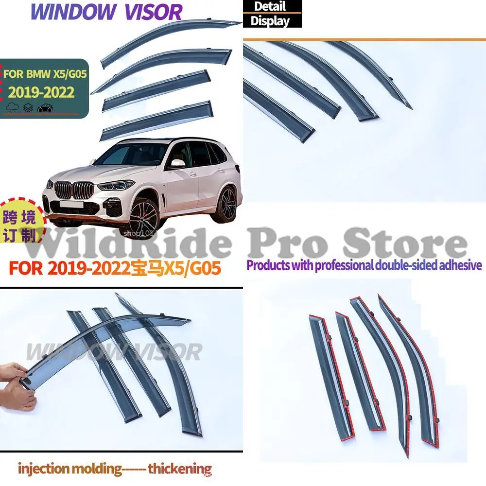 

1 set For BMW X5 G05 2019-2022 Rain Visor Side Window Deflector