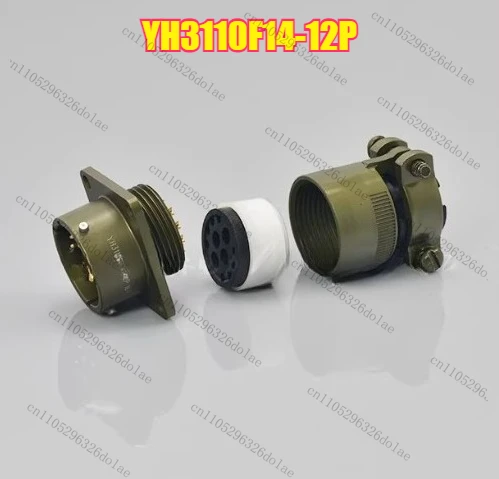 

1pcs Aviation Plug Socket YH3110F14-12P 12-pin Socket Connector