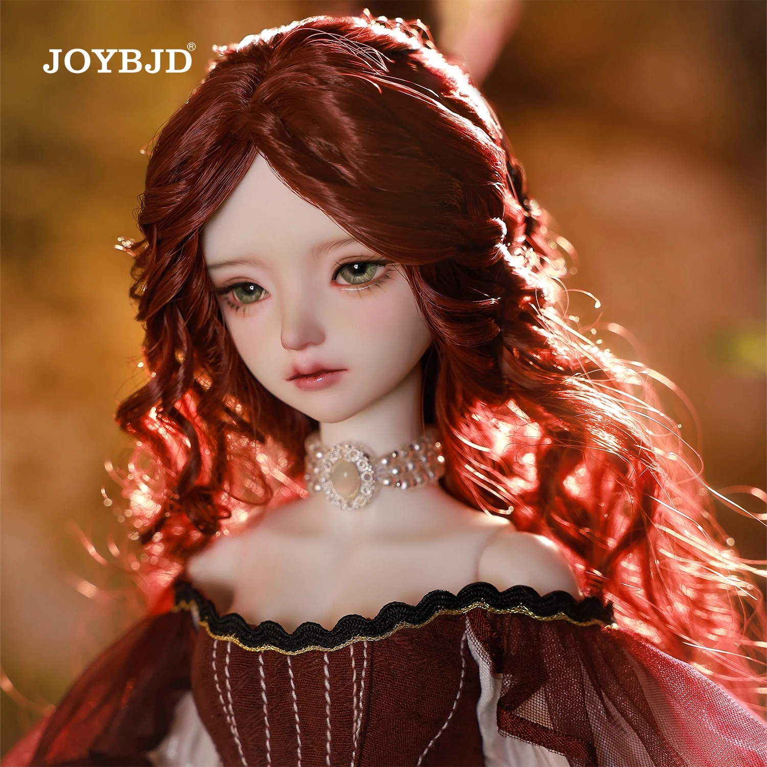 JOYBJD 1/4 Cyllira Fullset B Bjd Pop Middeleeuwse Retro Stijl Wijn-rode Wijn Vrouw De Moonshine Maiden Bjd Gelede Poppen