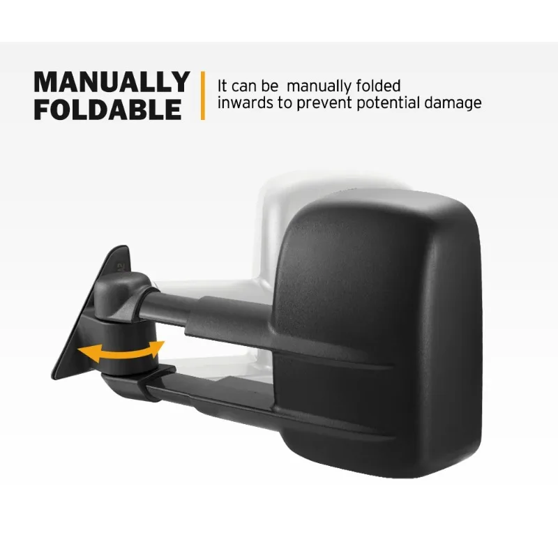 Remolque RV 4x4 4WD Pickup Car Extensible LC 80 Espejos de remolque para Landcruiser 80 1990-1998