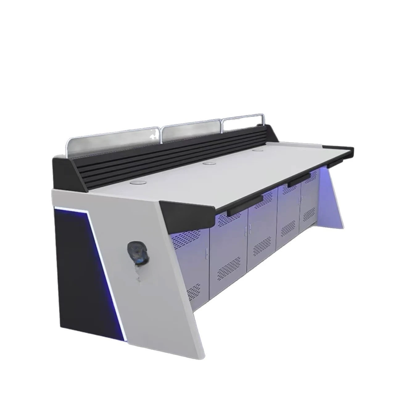 Security Thickened Command Center Operating Table Arc Paint Dispatching Table