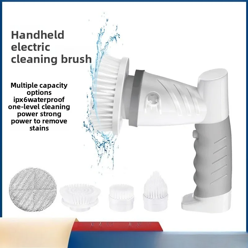 

Multifunctional Household Short Electric Cleaning Brush Dishwashing Brush Bathroom Gap Brush Charging and Rotating