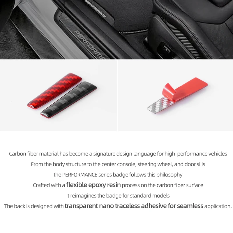 For Ford Mustang GT 2024 2025- Carbon Fiber Center Console Gear Shift Knob Side Trim Sticker Car Interior Tuning Accessories view 5