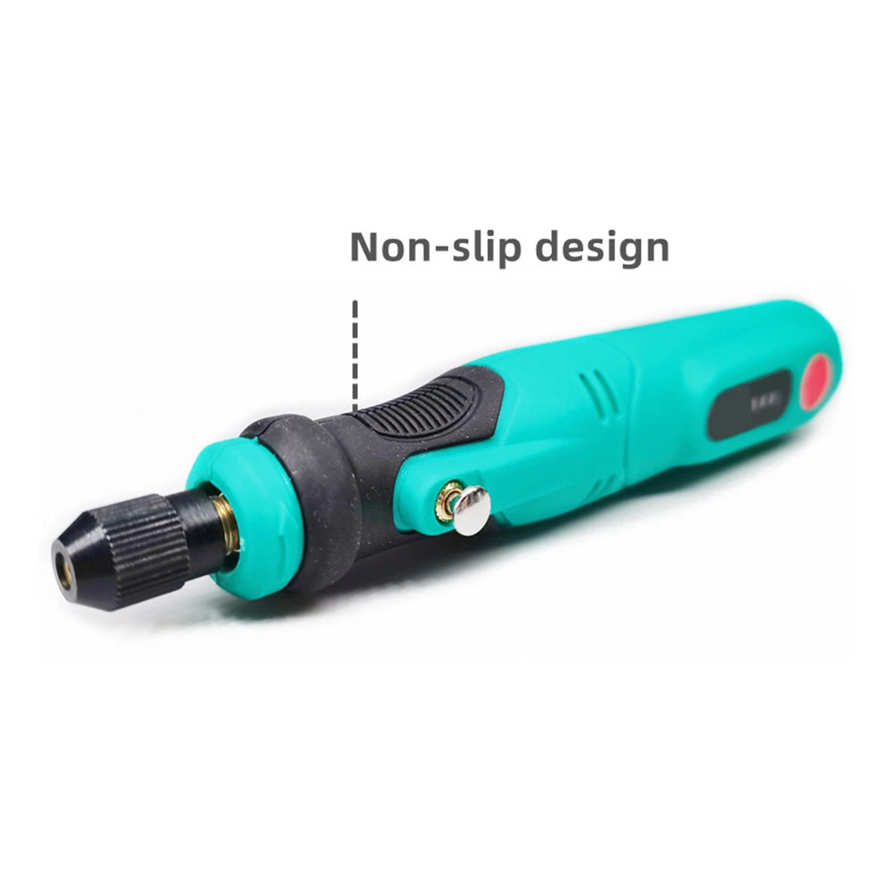 USB Rechargeable Electric Drill 3-speed Adjustable Electric Grinding Engraving Pen DIY Cutting Drilling Polishing Engraving Tool