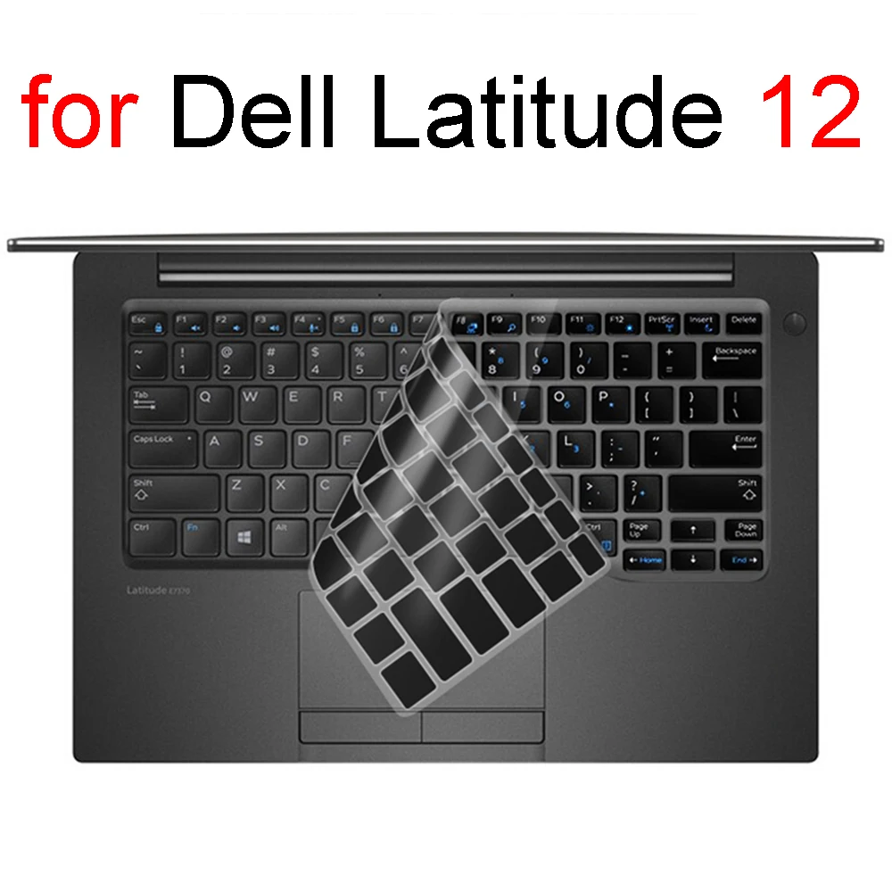 Keyboard Cover for Dell Latitude 12 3140 3120 7200 7210 5285 5290 5280 5289 5175 5179 7212 7214 7000 Rugged Protector Skin Case
