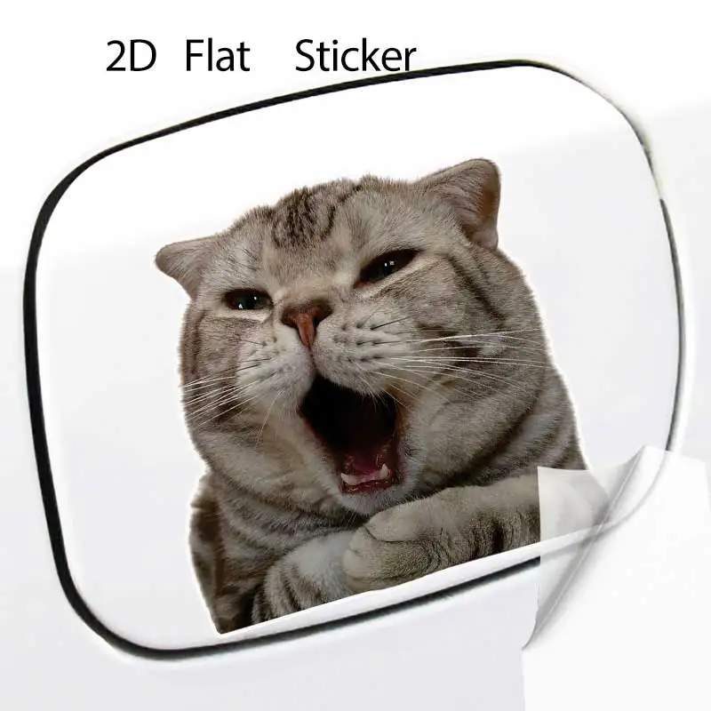 

Cat Pet Sticker Sheet Vinyl Decal Waterproof for Car Motorcycle Campervan Bumper Truck Laptop Window Decoration W27