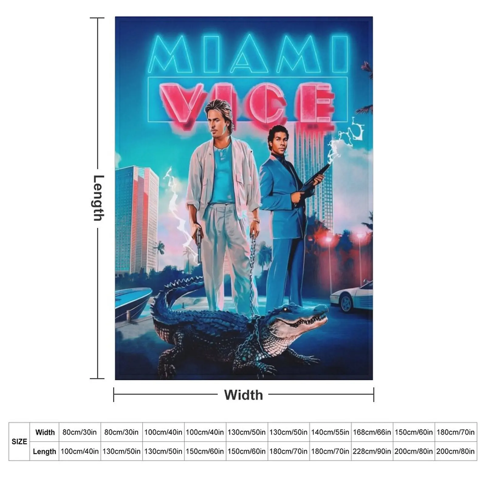 Miami Vice Forever V1 Throw Blanket Moving Blankets Sofas Of Decoration Sofa Quilt Decorative Beds Blankets