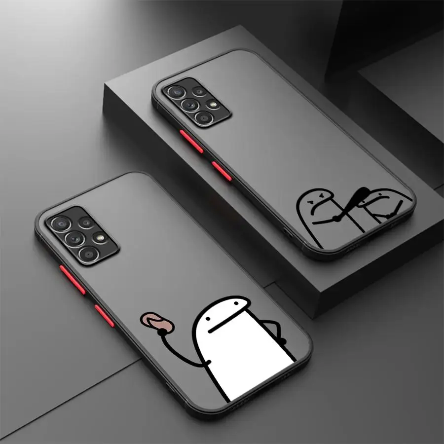 Case for Samsung Galaxy A57 A16 A15 A35 A34 A36 A33 A37 A72 A17 A52 A56 A55 A54 A14 A23 A53 Phone Cover Funny Little Stickman