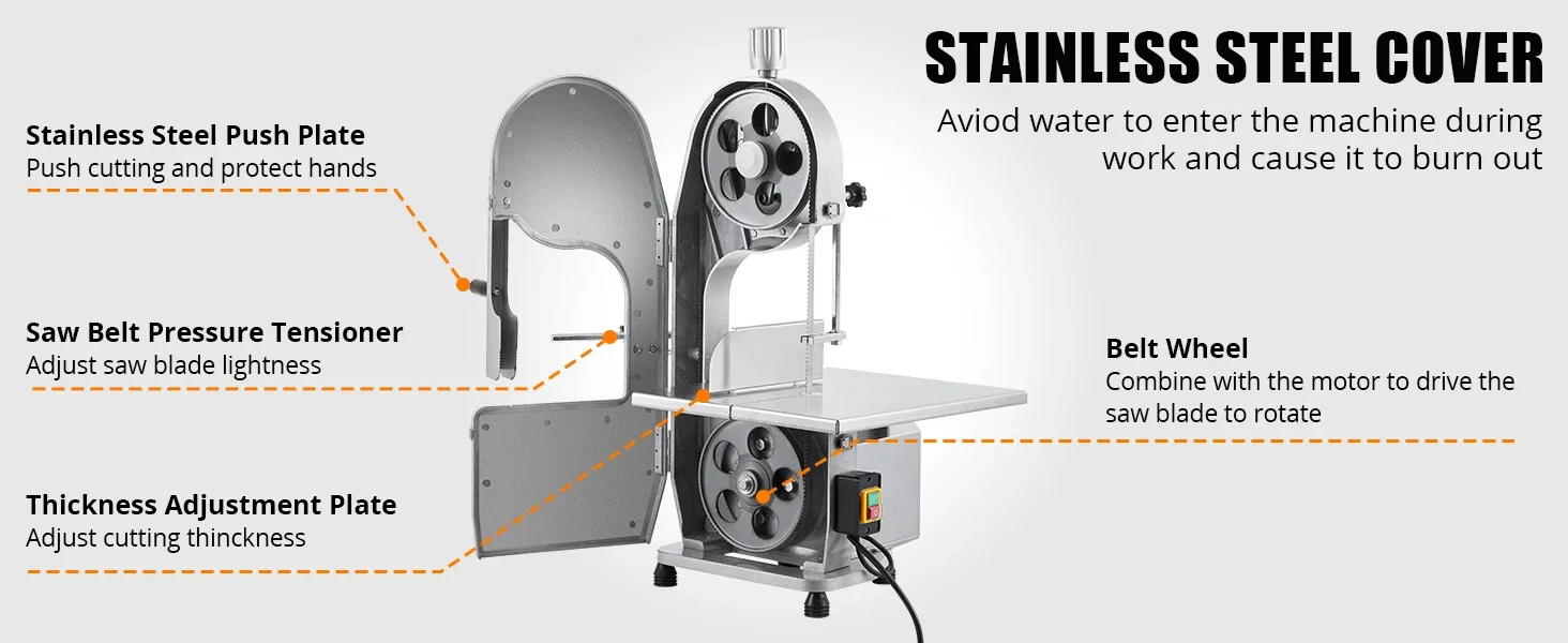 stainless steel meat cutter