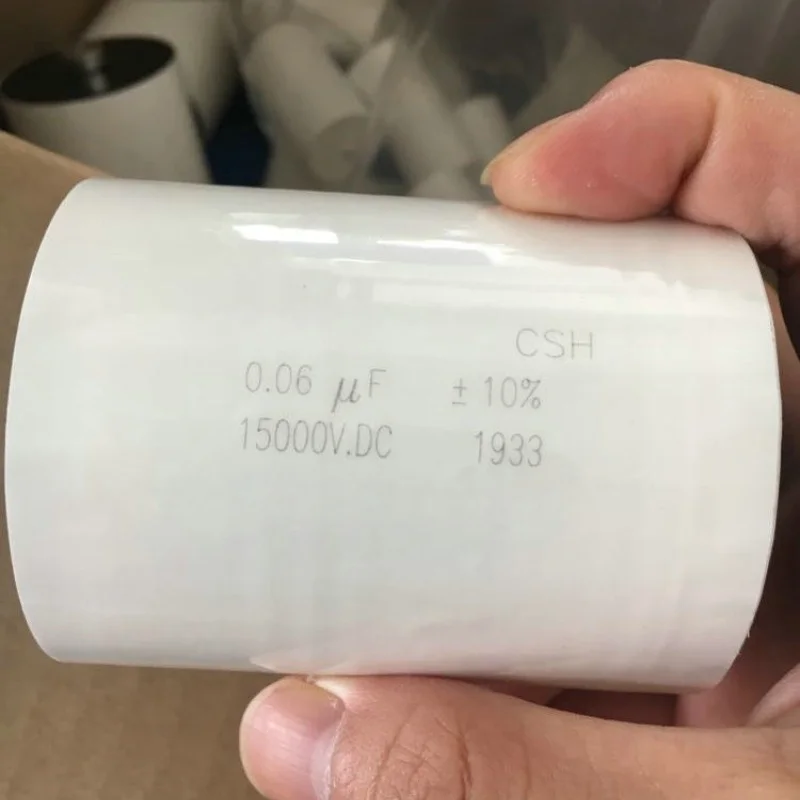 

1PCS high voltage, inductive, polarity-free film capacitor 0.06UF 604 15KV 15000V 60X75MM