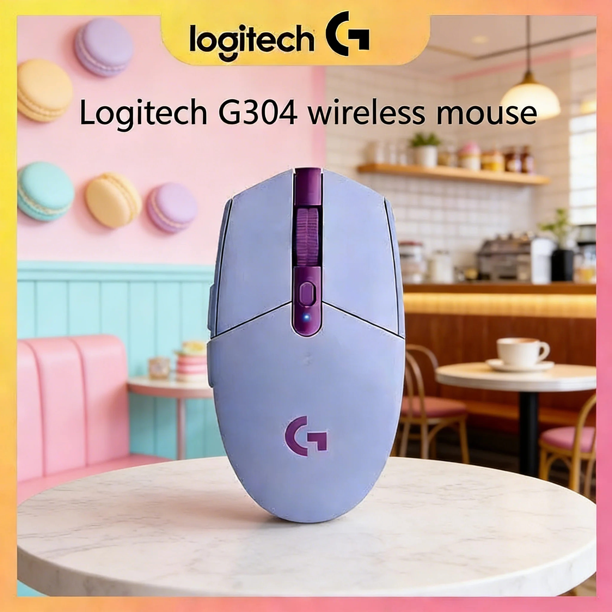 

Беспроводная игровая мышь Logitech G304 LIGHTSPEED, бесшумная, сенсор HERO 12K, высокая точность, 6 программируемых кнопок + M750/M650/M221