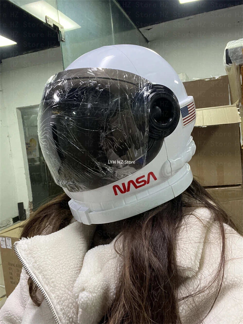 宇宙飛行士ヘルメット 可動バイザー付き 大人用、子供用 宇宙