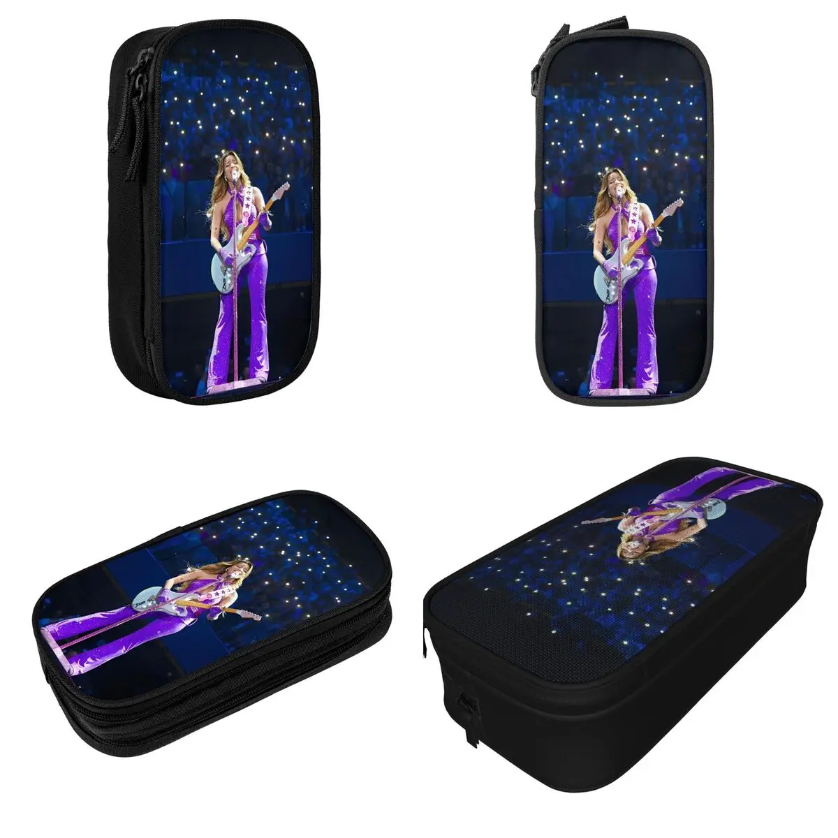 Singer Emilia Mernes Pencil Cases Pencilcases Pen Holder for Girls Boys Big Bags Students School Zipper Accessories