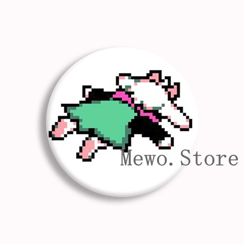 Popular Game Deltarune Spamton Tenna Baby Meme Soft Button Pin Bag Accessories Brooches Badge Fans Gifts Gamer Friends view 3