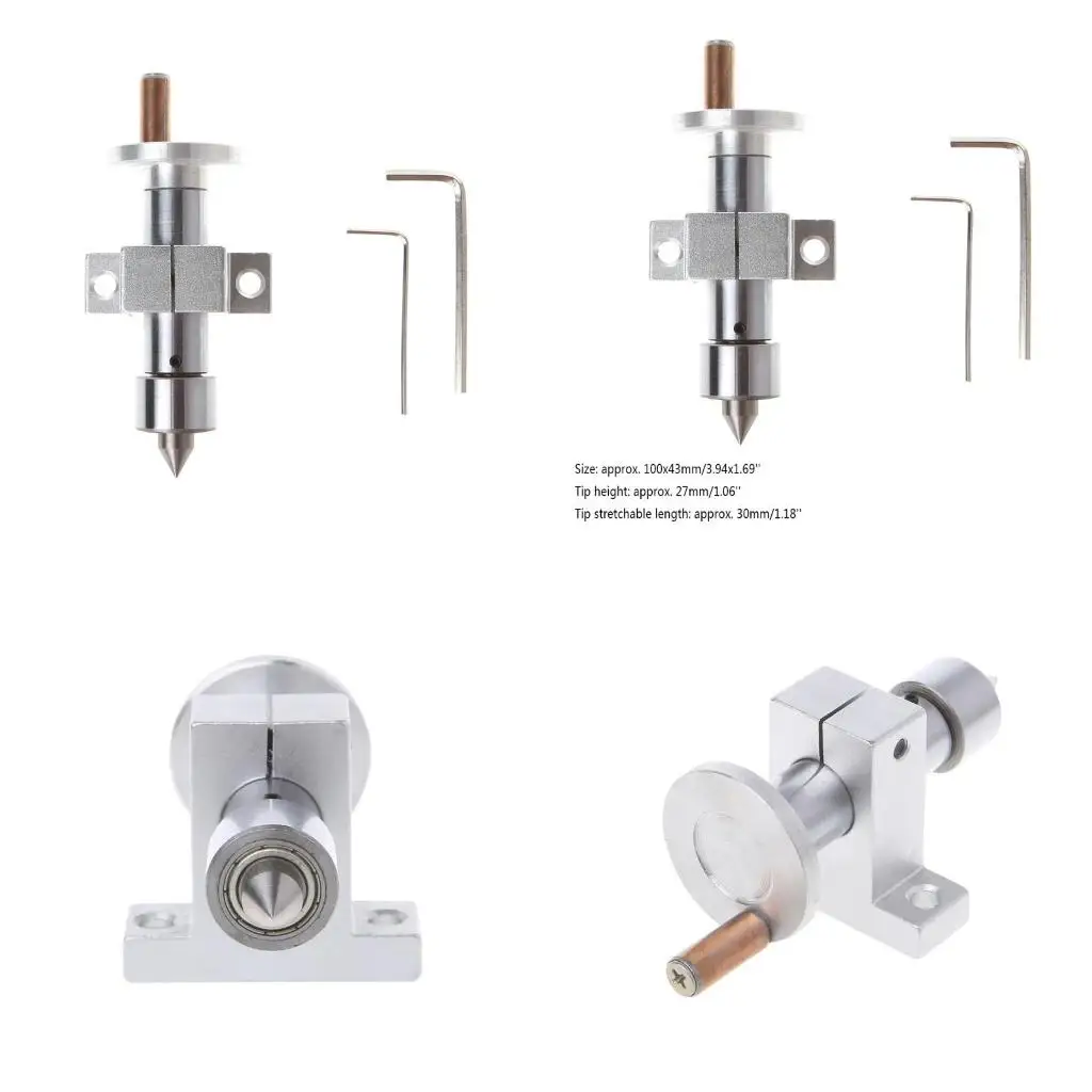 Adjustable Double Bearing Live Center Revolving DIY Accessory Wrench Mini Lathe high quality