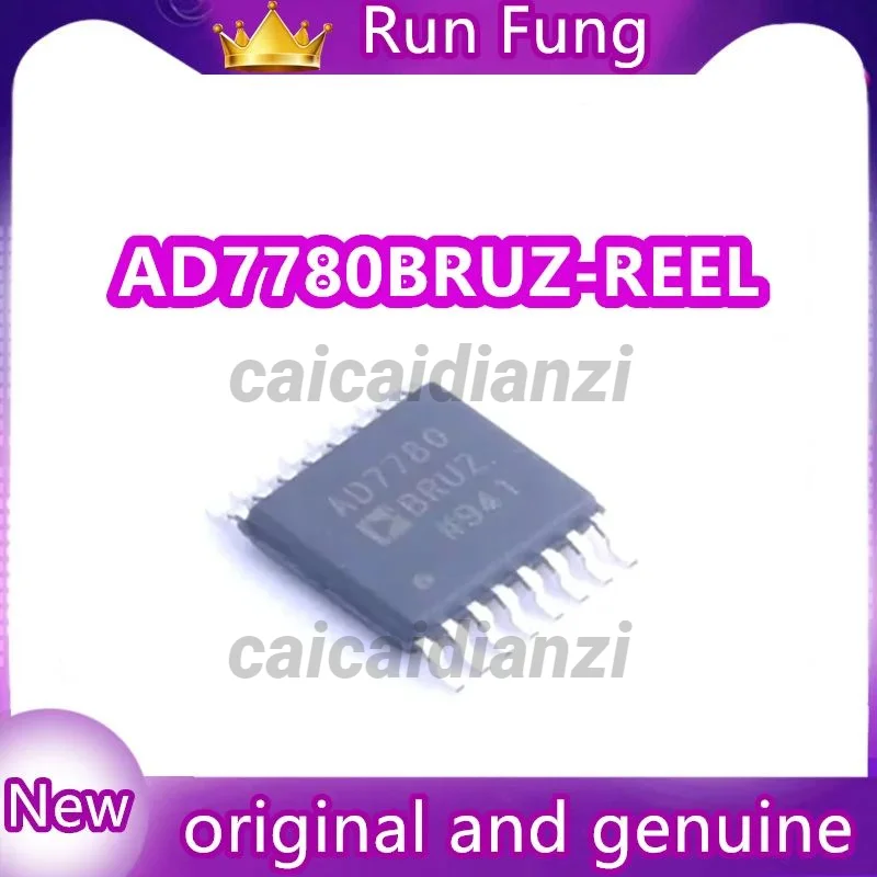 

10Pcs/Lot AD7780BRUZ-REEL AD7780BRUZ 24 Bit Analog to Digital Converter 1 Input 1 Sigma-Delta 16-TSSOP New Original