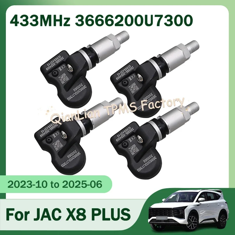 

1/4 шт. 3666200U7300 Система контроля давления в шинах TPMS для JAC X8 PLUS T8 iC5 Jiayue A5 X7 HUNTER EV E50A SOL A5 SOL X8