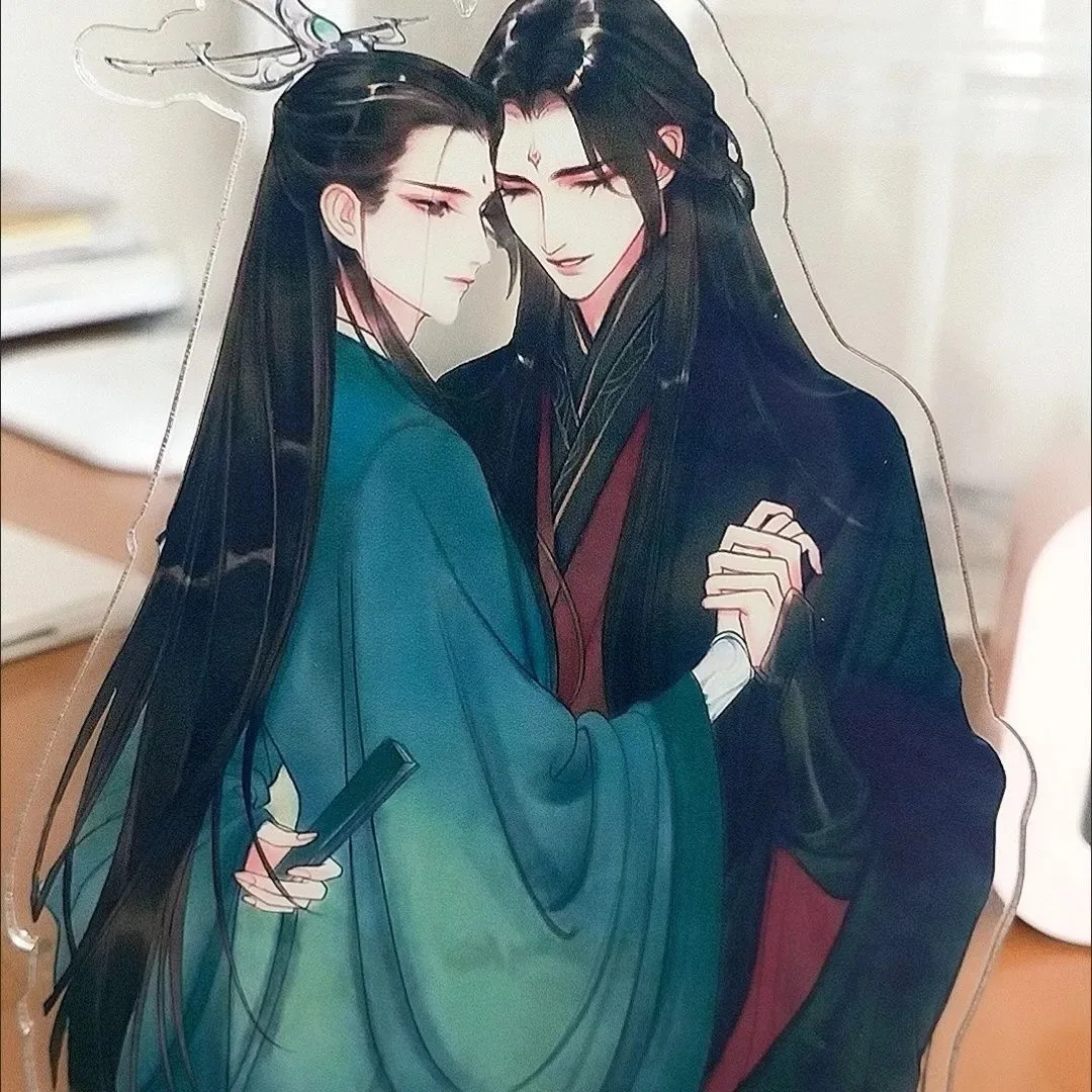 

Scumbag villain система самоспасения косплей Shen Qingqiu, Luo Binghe акриловая оригинальная BL Scum обратная стоячая карта