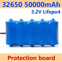 Original 32650 Solar Lamp Battery 3.2V Large Capacity Lithium Battery Solar Street Lamp Floodlight Battery With Protection Panel