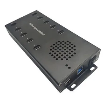 10-Port Type-C 3.0 Hub, HDMI Splitter, One-to-Two Split Screen Switch, Fast Charging Portable Hub, Multi-Country Plug