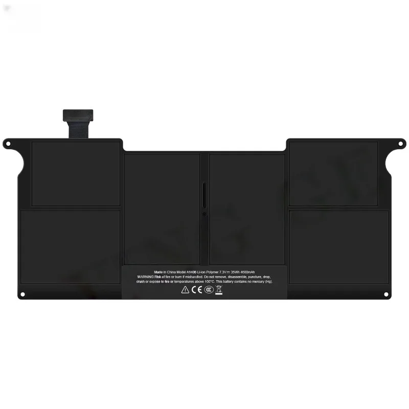 4680mAh Laptop Battery for Apple Macbook Air 11 A1370 A1406 A1465 A1495 Lithium Rechargeable Battery