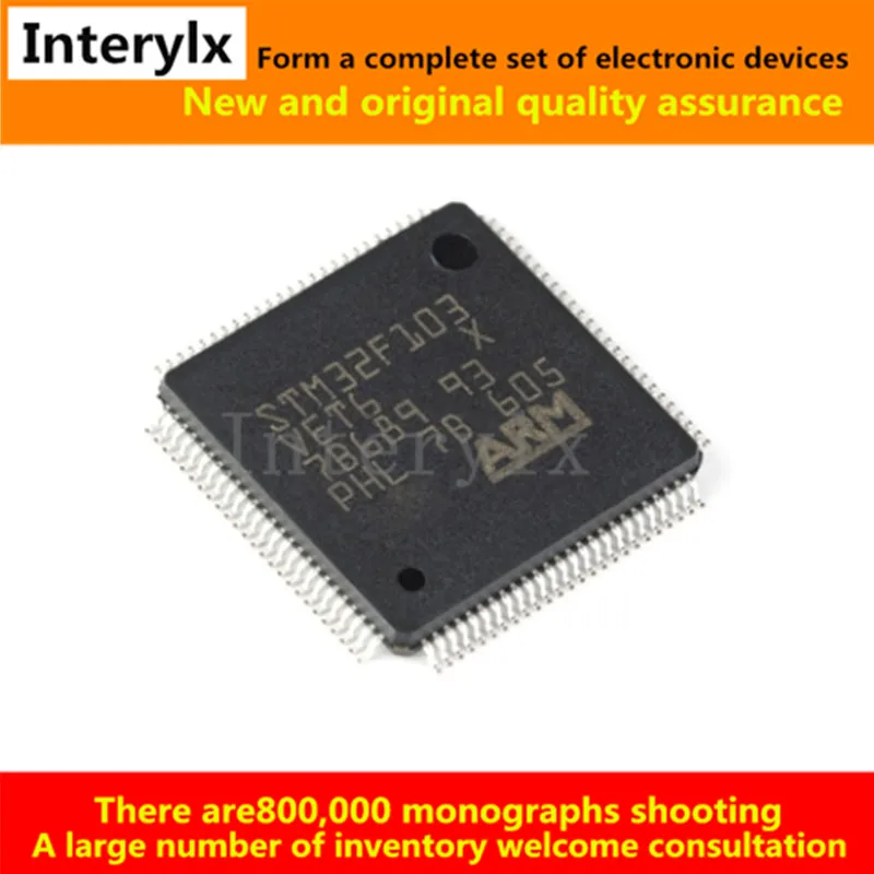 

2 шт./партия STM32F103ZET6 STM32F103ZET STM32F103ZE STM32F103Z STM32F103 IC MCU 32BIT 512KB FLASH 144LQFP