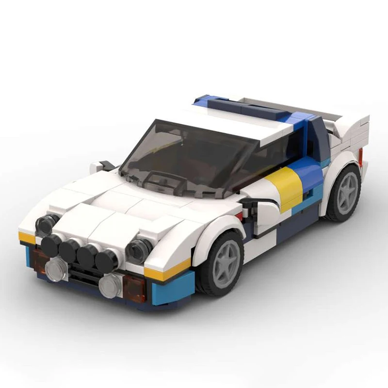 256pcs MOC Built Tough Rally City Champions Model Building Blocks Architecture Kids Idea DIY Brick Assemble Christmas Gifts Toys
