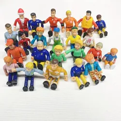 3pcs Cartoon Joint Movable Fireman Sam Action Figure Toys Anime Firewoman Diy Figuras Dolls for Children Birthday Gift