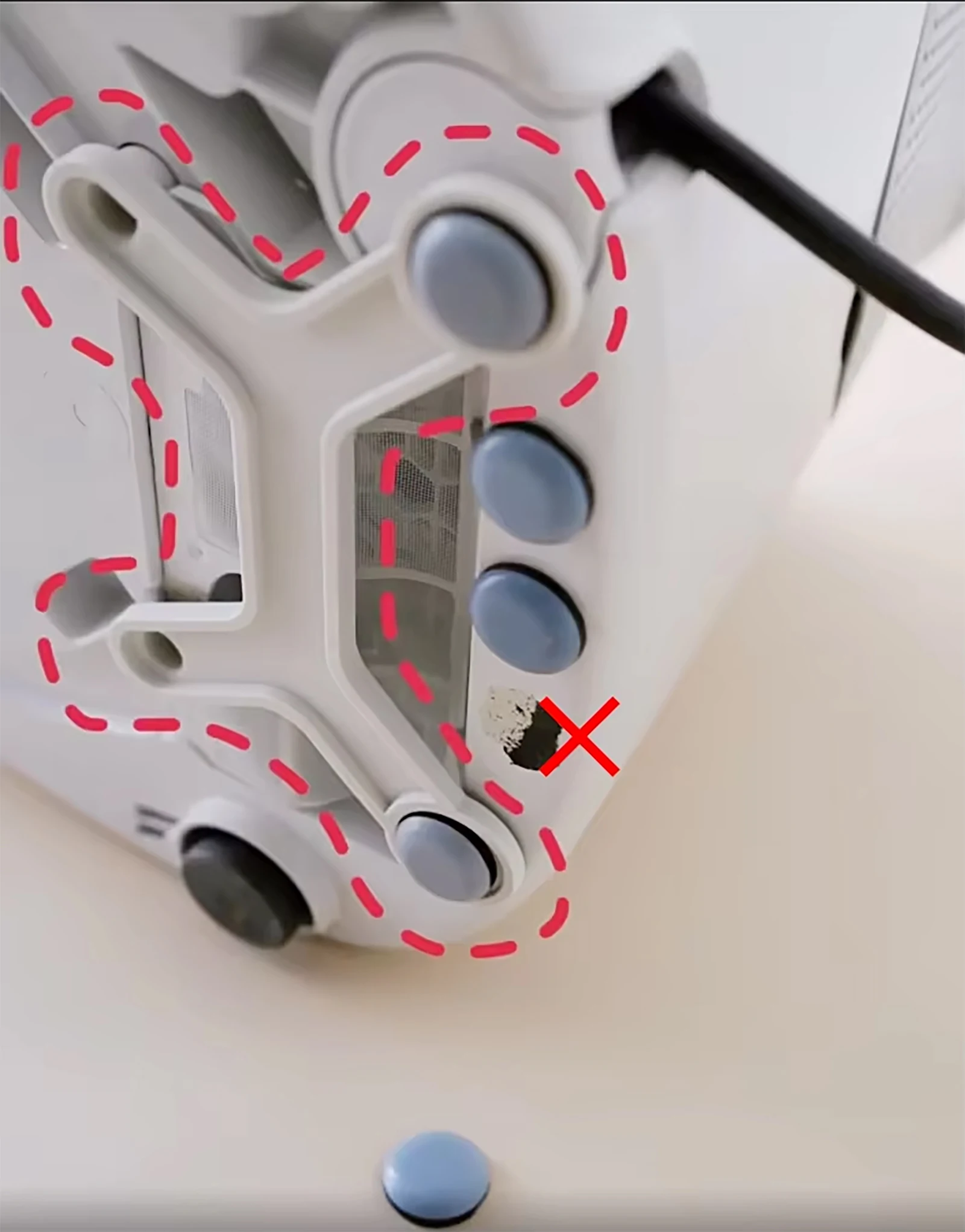 Нескользящая стойка для движущейся направляющей для скольжения Thermomix TM6 TM5