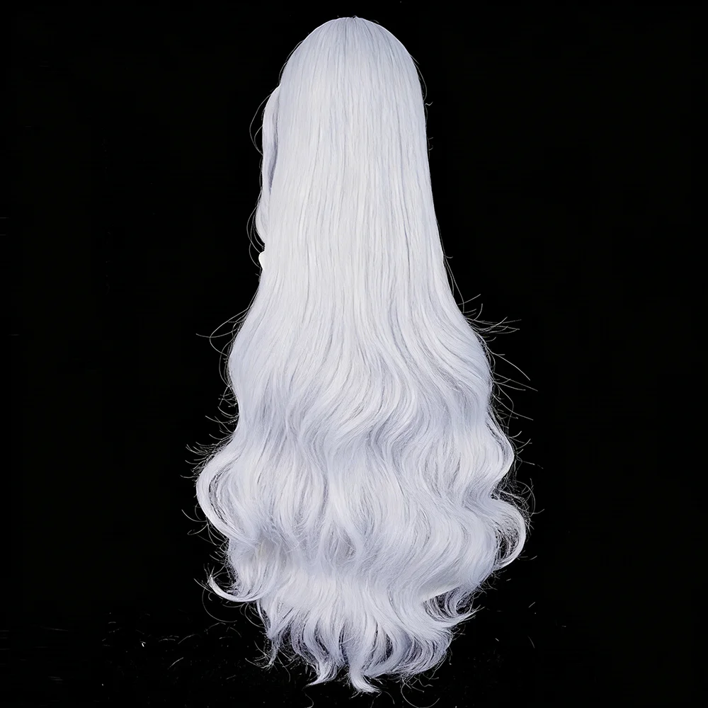 Peruka Cosplay Anime Magical Girl Witch Trial Amano Natsume Damska Lolita Długie Kręcone Włosy Syntetyczne Odporne na Ciepło Peruki Karnawałowe