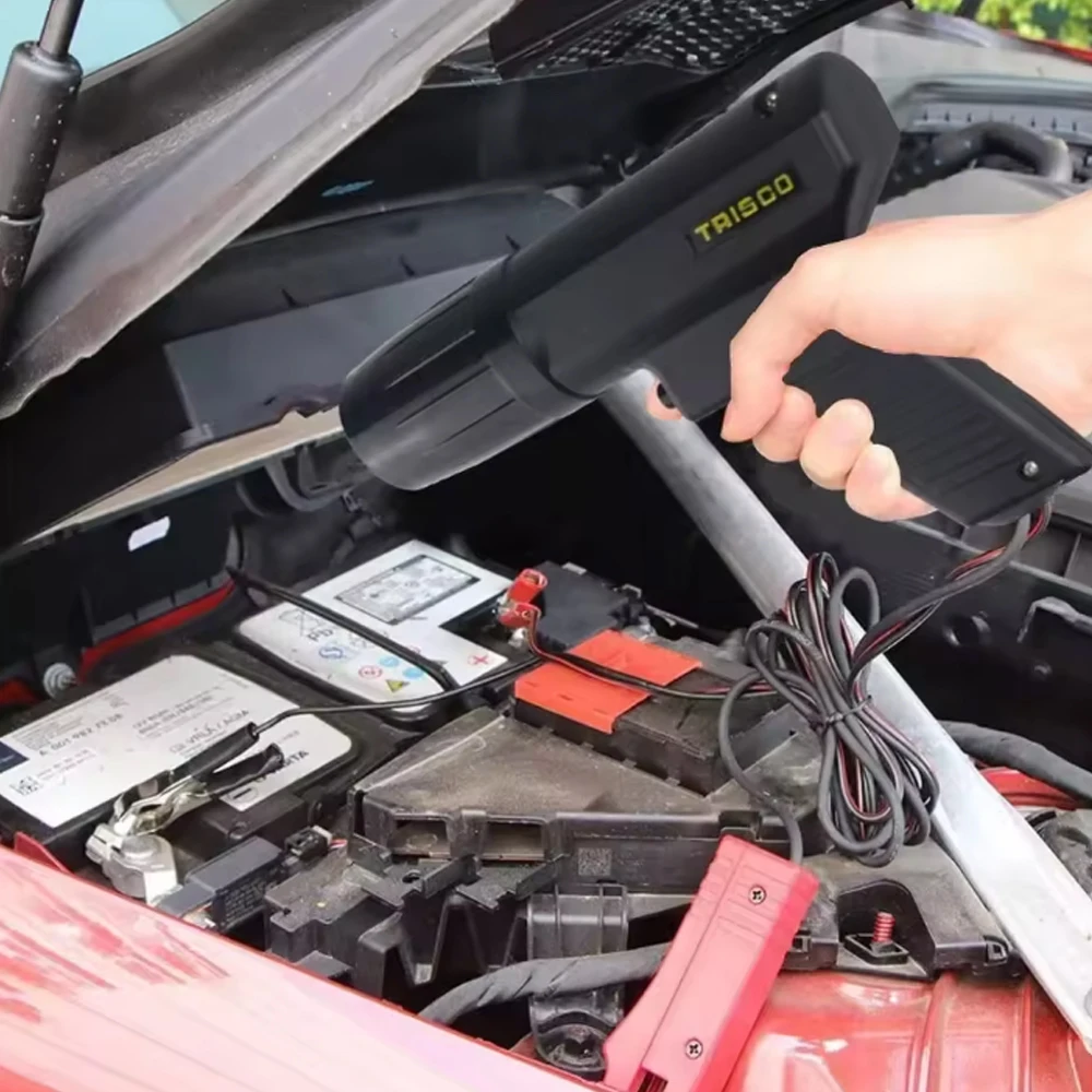 

Подходит для автомобиля, инструментов для обслуживания мотоциклов, пистолет для зажигания автомобиля 12 В, газораспределение зажигания бензинового двигателя, индукционный стробоскоп