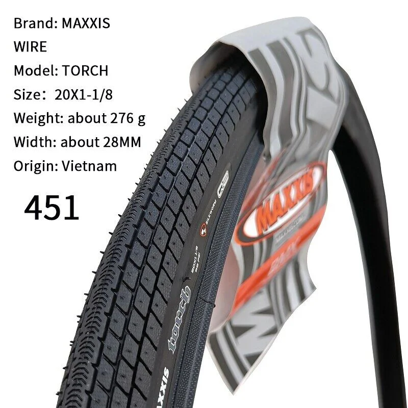 MAXXIS TORCH bicycle tire 20x2.20 folding tire 20X1-1/8 20X1-3/8 SILKWORM stab-resistant low rolling resistance