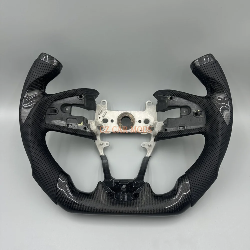 

На заказ для Honda Civic Aircraft 16-21, черный руль CF с черной строчкой