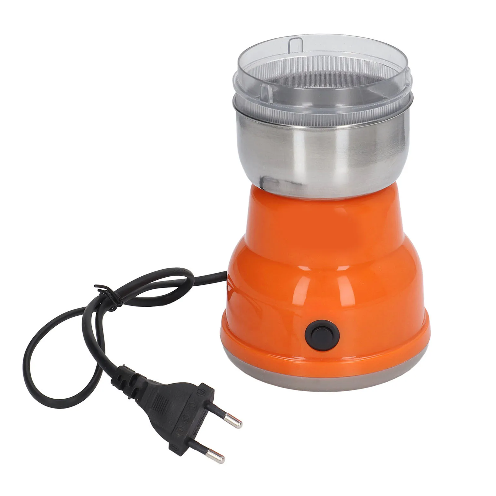 مطحنة القهوة الكهربائية 300 واط شفرة من الفولاذ المقاوم للصدأ طحن حبوب البن التوابل