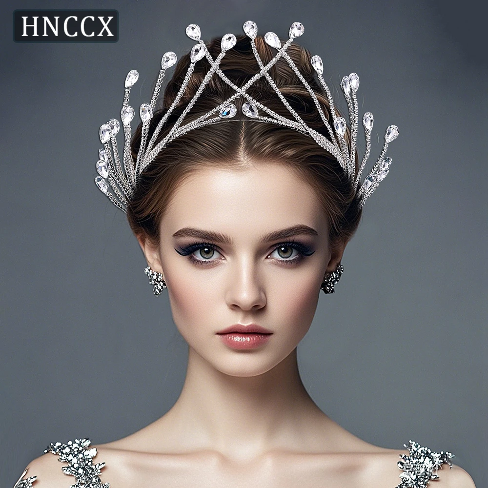 

YouLaPan Bridal Wedding Fashion Headband Handmade Water Diamond Weaving Exquisite Women's Banquet Party Hair Accessories HP497