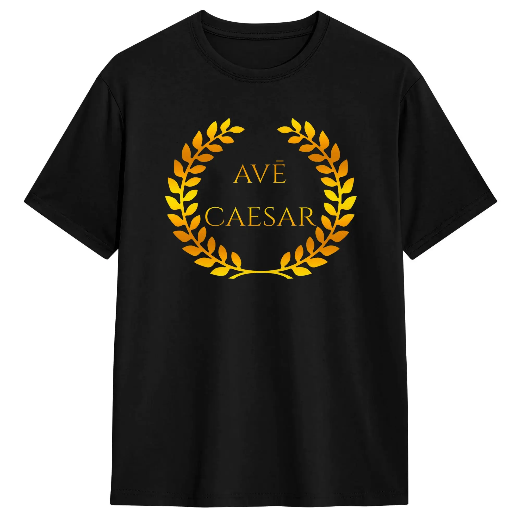 Ave Caesar T-Shirt for Men  Novelty Pure Cotton Tees Round Neck Short Sleeve T Shirts Gift Idea Clothes